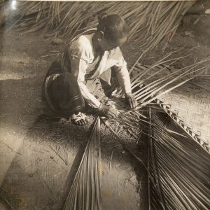 Photo argentique INDE 1940 femme paysanne ethno 20X20CM TAMPON PAUL POPPER