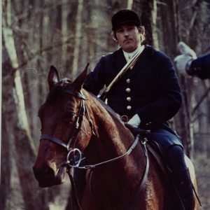 PHOTO Argentique	France	chasse à courre vénerie cheval	24x30cm	1970