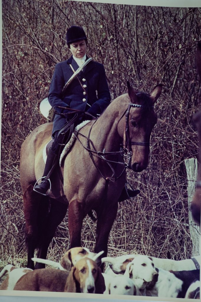 PHOTO Argentique France chasse à courre vénerie cheval 24x30cm 1970