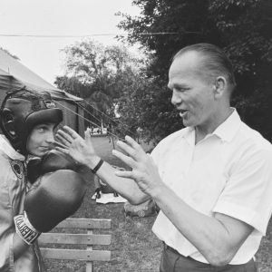 Tirage photo argentique jeune boxeur 20X30cm