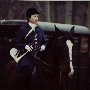 PHOTO Argentique	France	chasse à courre vénerie cheval	24x30cm	1970