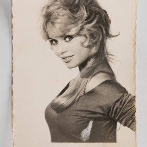 PHOTO Argentique  CARTE POSTAL  9X14cm BRIGITTE BARDOT 1960