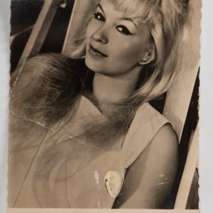 PHOTO Argentique  CARTE POSTAL  9X14cm MARINA VLADY 1960