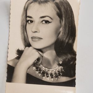 PHOTO Argentique  CARTE POSTAL  9X14cm JEANNE MOREAU 1960