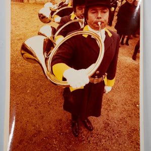 PHOTO Argentique	France	chasse à courre vénerie cheval COR 15x24cm	1970