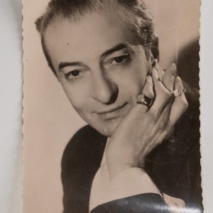 PHOTO Argentique  CARTE POSTAL  9X14cm JULES BERRY 1960