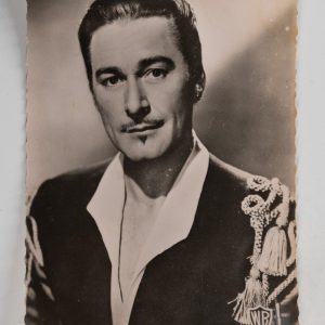 PHOTO Argentique  CARTE POSTAL  9X14cm ERROL FLYNN 1960