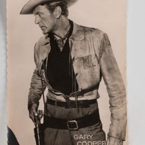 PHOTO Argentique  CARTE POSTAL  9X14cm GARY COOPER 1960