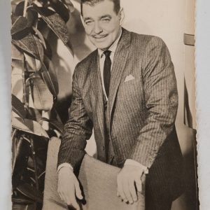 PHOTO Argentique  CARTE POSTAL  9X14cm CLARK GABLE 1960