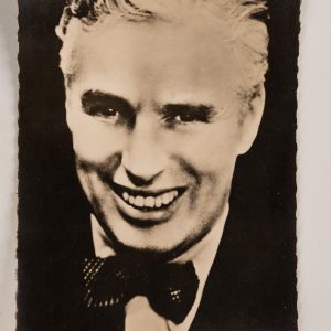 PHOTO Argentique  CARTE POSTAL  9X14cm CHARLIE CHAPLIN 1960