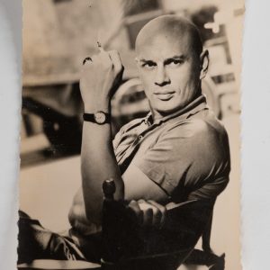 PHOTO Argentique  CARTE POSTAL  9X14cm YUL BRYNNER 1960