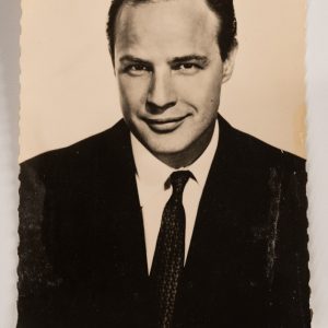 PHOTO Argentique  CARTE POSTAL  9X14cm MARLON BRANDO 1960