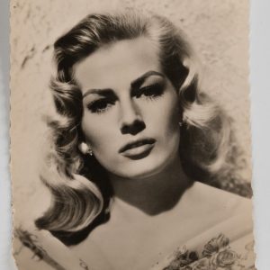 PHOTO Argentique  CARTE POSTAL  9X14cm  ANITA EKBERG 1960
