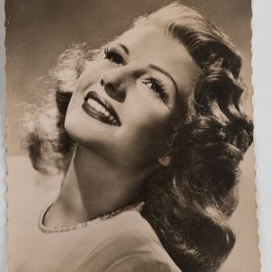 PHOTO Argentique  CARTE POSTAL  9X14cm  Rita Hayworth 1960