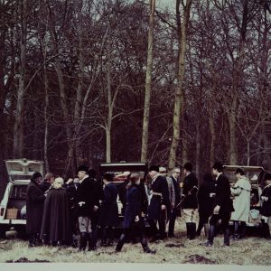 PHOTO Argentique	France	chasse à courre vénerie cheval cor 24x30cm	1970