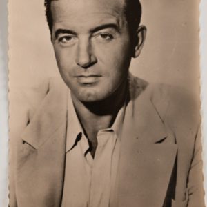 PHOTO Argentique  CARTE POSTAL  9X14cm  JOHN PAYNE  1960