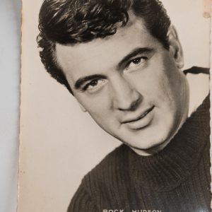 PHOTO Argentique  CARTE POSTAL  9X14cm  ROCK HUDSON  1960