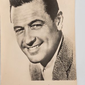 PHOTO Argentique  CARTE POSTAL  9X14cm  William Holden  1960
