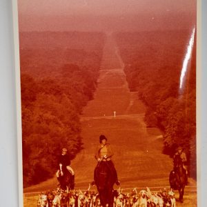 PHOTO Argentique	France	chasse à courre vénerie cheval 15x24cm	1970