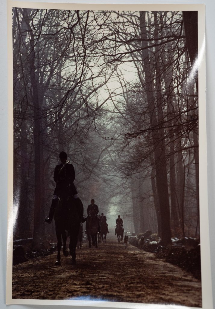 PHOTO Argentique	France	chasse à courre vénerie cheval 15x24cm	1970