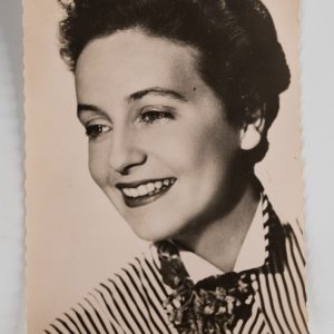 PHOTO Argentique  CARTE POSTAL  9X14cm GISELE PASCAL 1960