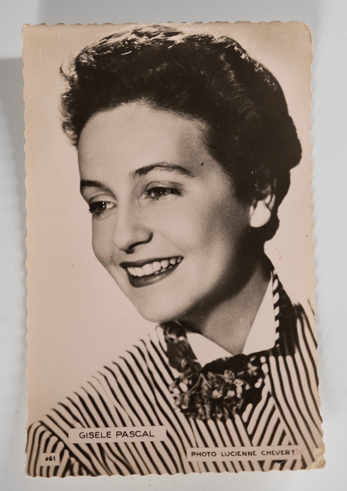PHOTO Argentique CARTE POSTAL 9X14cm GISELE PASCAL 1960