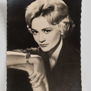 PHOTO Argentique  CARTE POSTAL  9X14cm DANIELE DELORME 1960