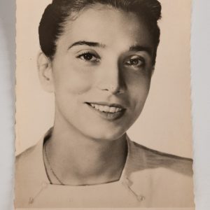PHOTO Argentique  CARTE POSTAL  9X14cm Marie-José Neuville 1960
