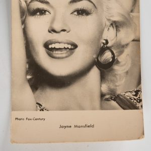 PHOTO Argentique  CARTE POSTAL  9X14cm Jayne Mansfield 1960