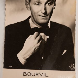PHOTO Argentique  CARTE POSTAL  9X14cm BOURVIL 1960