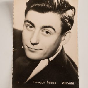 PHOTO Argentique  CARTE POSTAL  9X14cm FRANÇOIS PÉRIER 1960