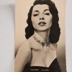 PHOTO Argentique  CARTE POSTAL  9X14cm VALERIE ALLEN 1960