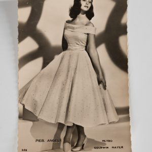 PHOTO Argentique  CARTE POSTAL  9X14cm PIER ANGELI 1960