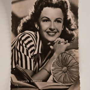 PHOTO Argentique  CARTE POSTAL  9X14cm FRANCES GIFFORD 1960