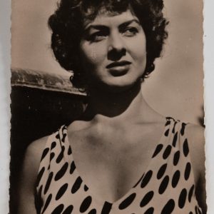 PHOTO Argentique  CARTE POSTAL  9X14cm ELEONARA ROSSI DRAGO 1960