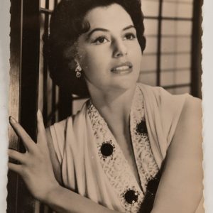PHOTO Argentique  CARTE POSTAL  9X14cm CYD CHARISSE  1960