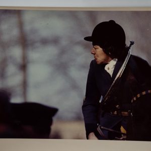 PHOTO Argentique France chasse à courre vénerie cheval 24x30cm 1970