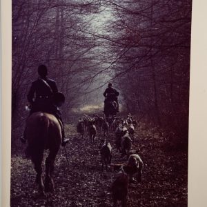PHOTO Argentique	France	chasse à courre vénerie cheval	24x30cm	1970