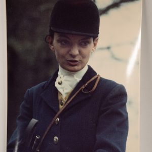 PHOTO Argentique	France	chasse à courre vénerie cheval portrait 18X24cm	1970