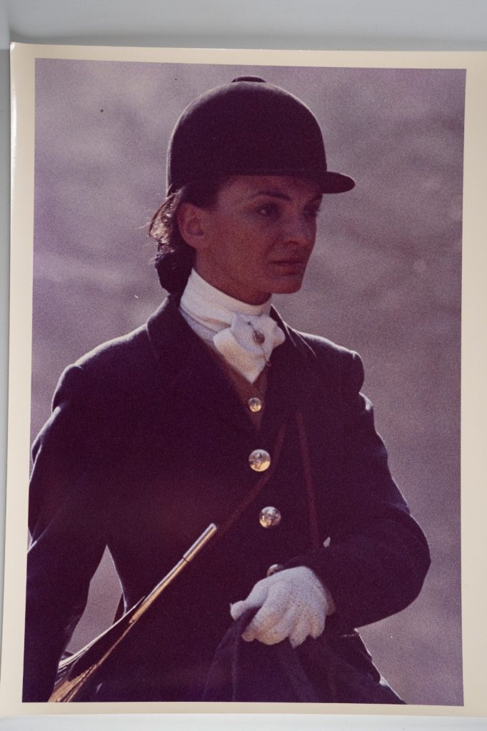 PHOTO Argentique France chasse à courre vénerie cheval 24x30cm 1970