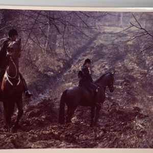 PHOTO Argentique	France	chasse à courre vénerie cheval	24x30cm	1970