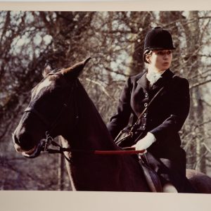 PHOTO Argentique	France	chasse à courre vénerie cheval	24x30cm	1970