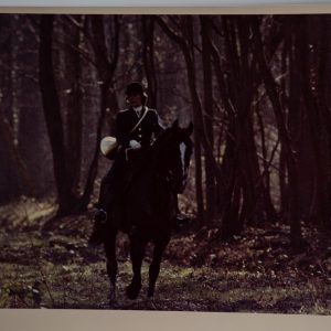 PHOTO Argentique	France	chasse à courre vénerie cheval	24x30cm	1970