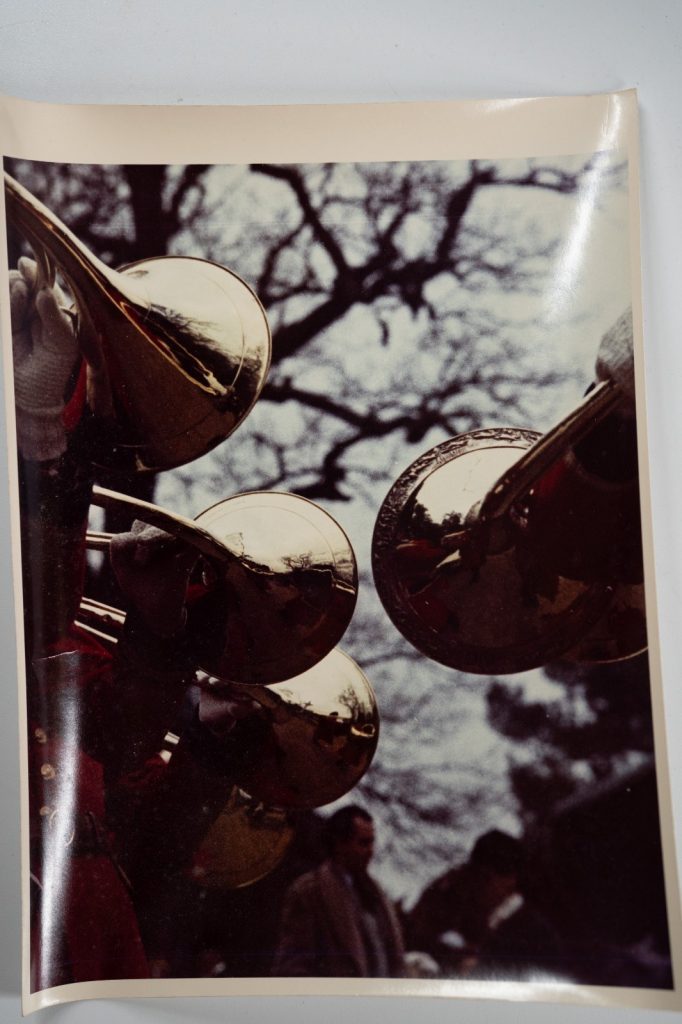 PHOTO Argentique	France	chasse à courre vénerie cheval cor 18X24cm	1970