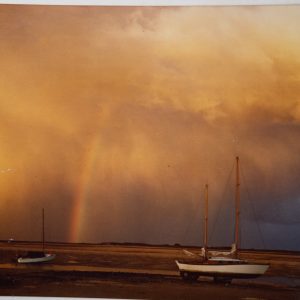 PHOTO Argentique France Paysage de bord de mer bateau bretagne 20X25cm 1980
