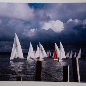 PHOTO Argentique France Paysage de bord de mer bateau bretagne 20X25cm 1980