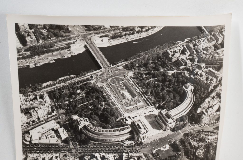 PHOTO Argentique Vue aérienne Trocadero 9x12cm	1970	Roger Morin