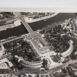 PHOTO Argentique Vue aérienne Trocadero 9x12cm 1970 Roger Morin