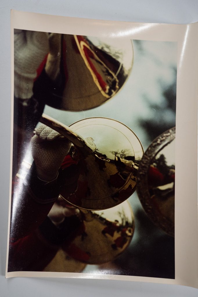 PHOTO Argentique	France	chasse à courre vénerie cheval cor 18X24cm	1970