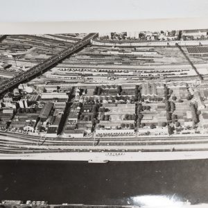 PHOTO Argentique Vue aérienne Paris entrepot charenton 9x12cm 1970 Roger Morin